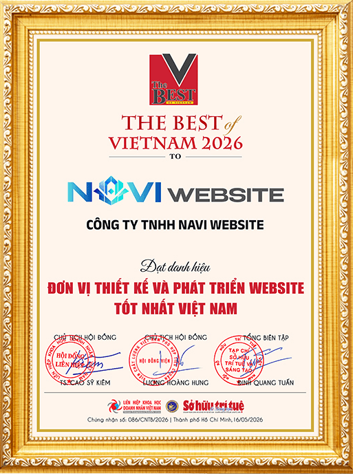 NAVI Website - The Best of Vietnam 2026 Certification